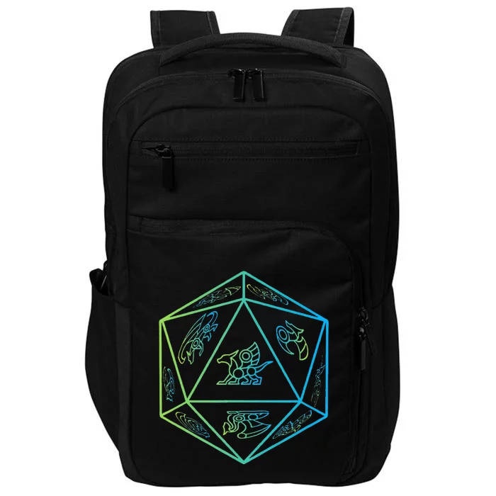 RPG Dragon Dice Polyhedral  RPG Impact Tech Backpack