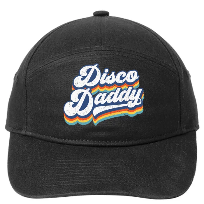 Retro Disco Daddy 60s 70s Party Costume Dad 7-Panel Snapback Hat