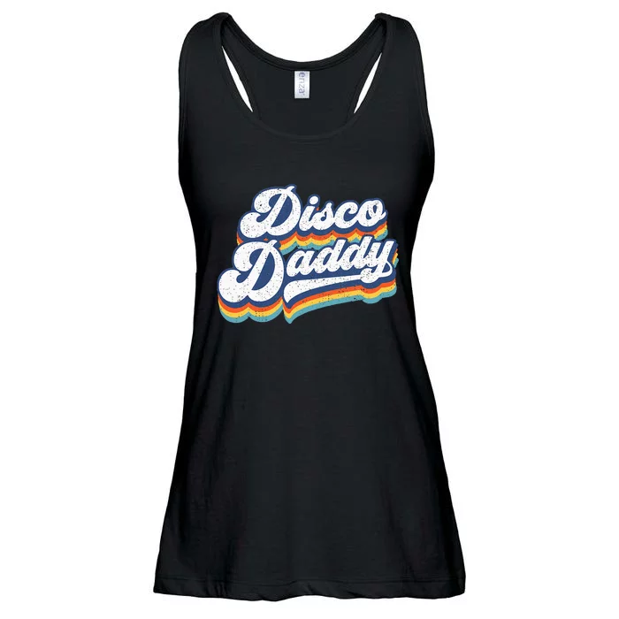 Retro Disco Daddy 60s 70s Party Costume Dad Ladies Essential Flowy Tank