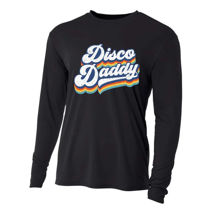 Retro Disco Daddy 60s 70s Party Costume Dad Cooling Performance Long Sleeve Crew