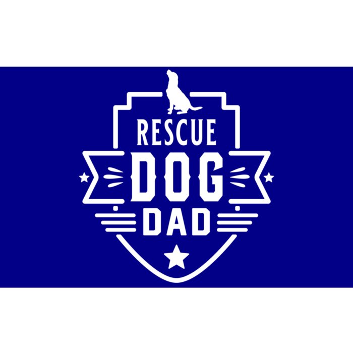 Rescue Dog Dad Cool Fathers Day Gift Bumper Sticker