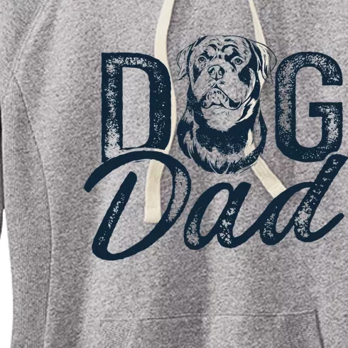 Rottweiler Dog Dad Rottie Women's Fleece Hoodie