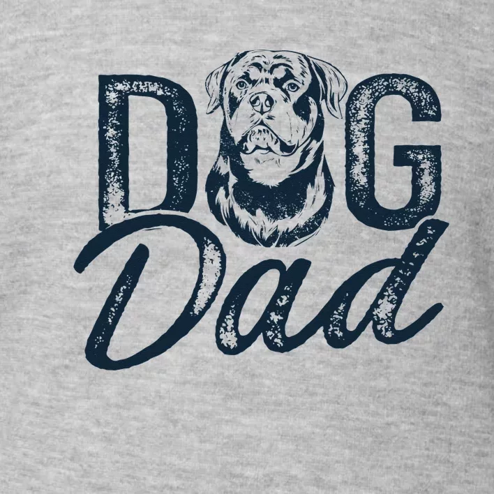 Rottweiler Dog Dad Rottie Toddler Sweatshirt