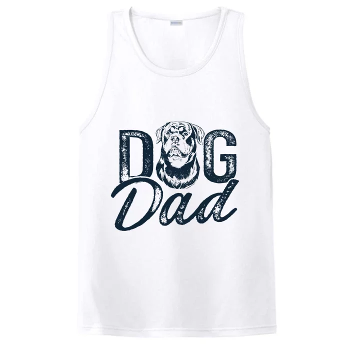 Rottweiler Dog Dad Rottie Performance Tank