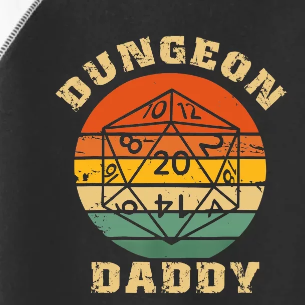 Retro Dungeon Daddy For Father Fathers Day Gift Toddler Fine Jersey T-Shirt