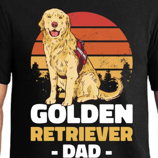 Retriever Dog Dad For Fathersday Ll Father Great Gift Pajama Set