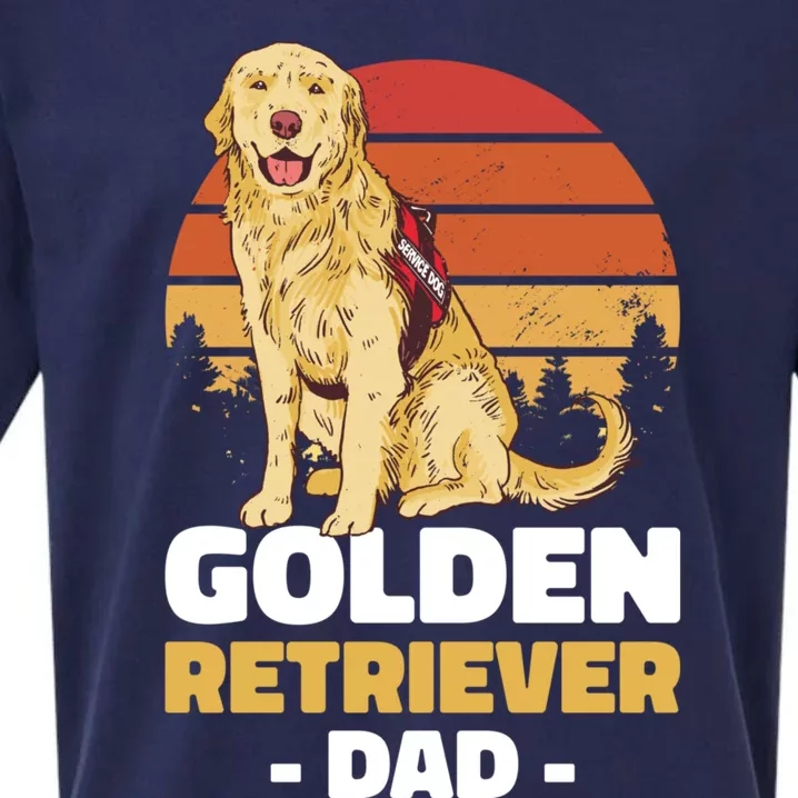 Retriever Dog Dad For Fathersday Ll Father Great Gift Sueded Cloud Jersey T-Shirt