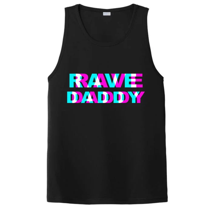 Rave Daddy EDM Music Festival Father Optical Illusion Trippy Performance Tank