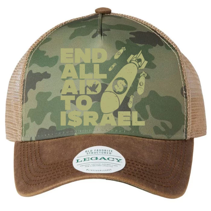 Ryan Dawson End All Aid To Israel Legacy Tie Dye Trucker Hat