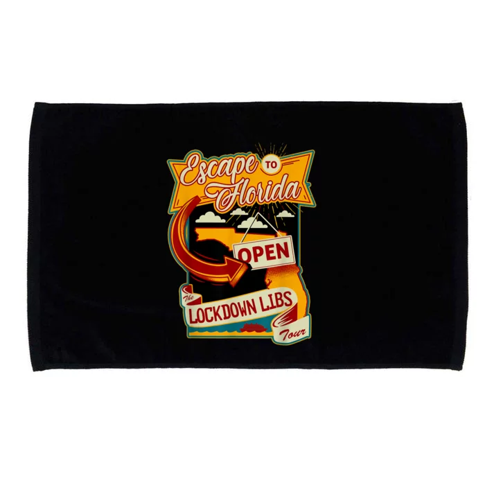 Ron DeSantis Escape To Florida Vinatge Microfiber Hand Towel