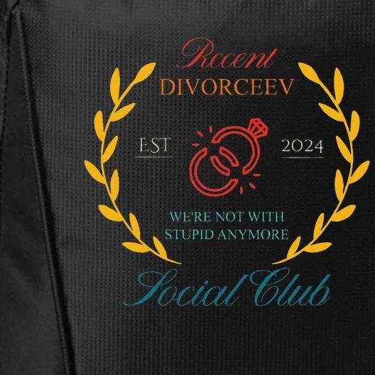 Recent Divorceev Est 2024 City Backpack