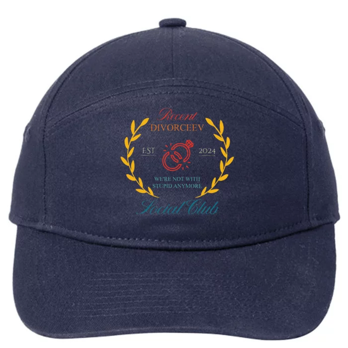 Recent Divorceev Est 2024 7-Panel Snapback Hat