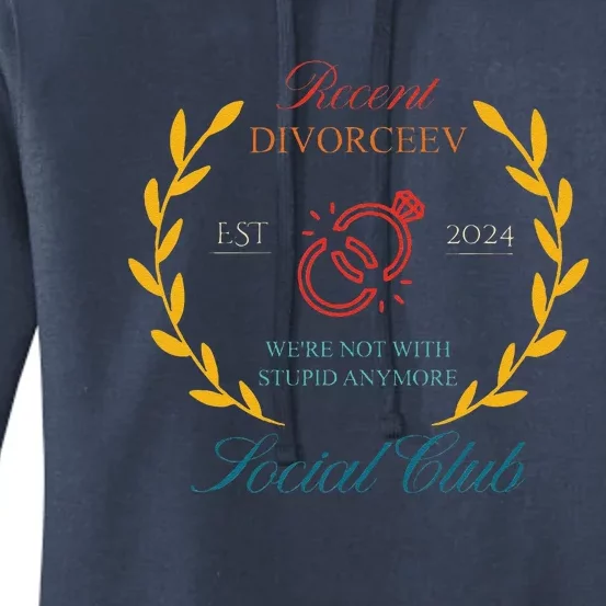 Recent Divorceev Est 2024 Women's Pullover Hoodie