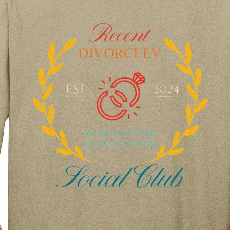 Recent Divorceev Est 2024 Tall Long Sleeve T-Shirt