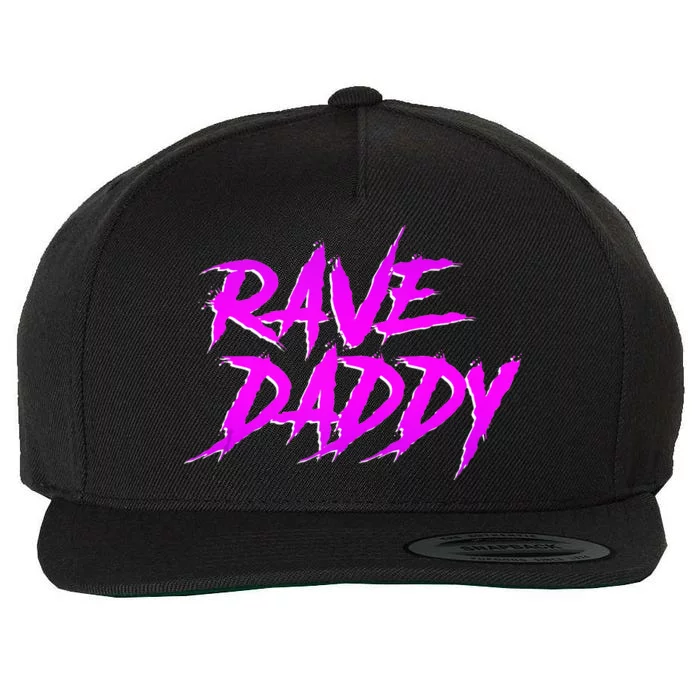 Rave Daddy EDM Rave Festival Outfit Wool Snapback Cap