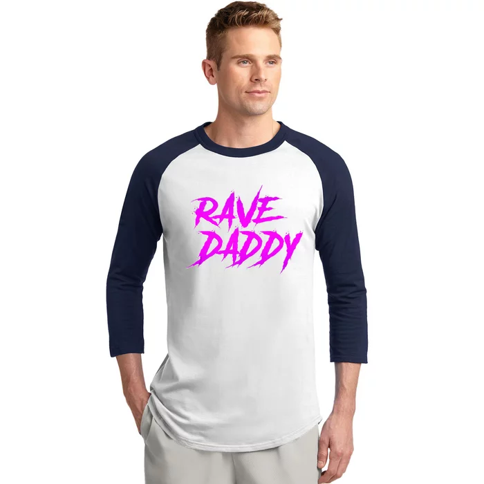 Rave Daddy EDM Rave Festival Outfit Baseball Sleeve Shirt