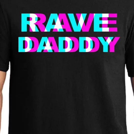 Rave Daddy EDM Music Festival Father Optical Illusion Trippy Pajama Set