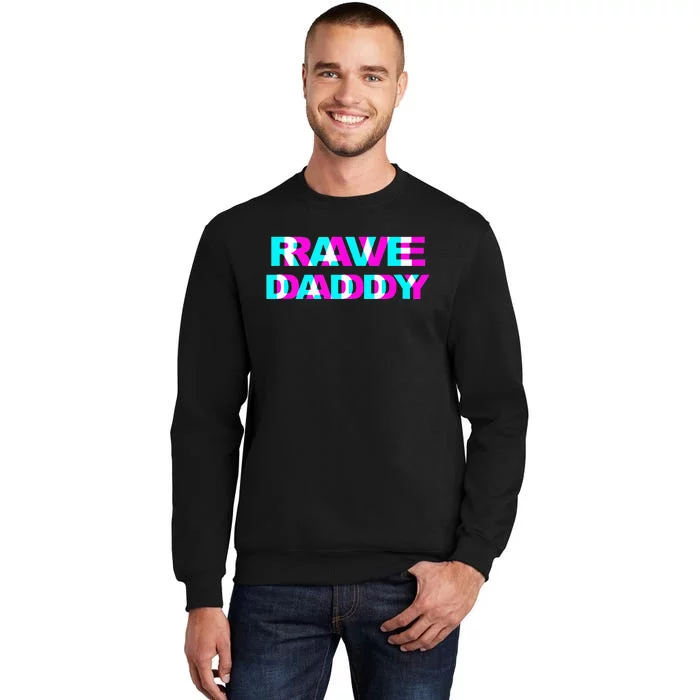 Rave Daddy EDM Music Festival Father Optical Illusion Trippy Sweatshirt