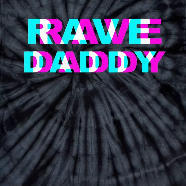 Rave Daddy EDM Music Festival Father Optical Illusion Trippy Tie-Dye T-Shirt