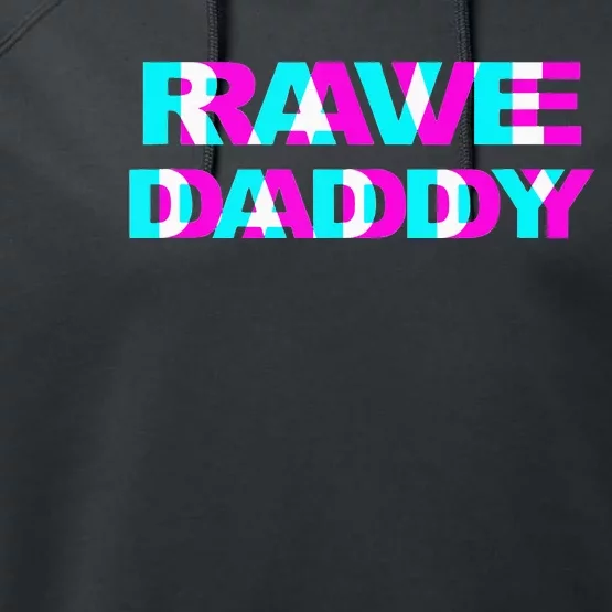 Rave Daddy EDM Music Festival Father Optical Illusion Trippy Performance Fleece Hoodie