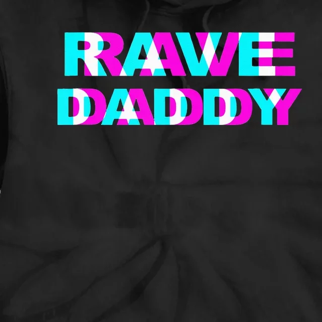 Rave Daddy EDM Music Festival Father Optical Illusion Trippy Tie Dye Hoodie