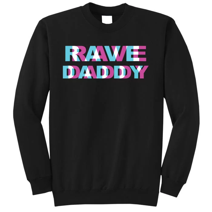 Rave Daddy Edm Music Festival Father Optical Illusion Trippy Tank Top Sweatshirt