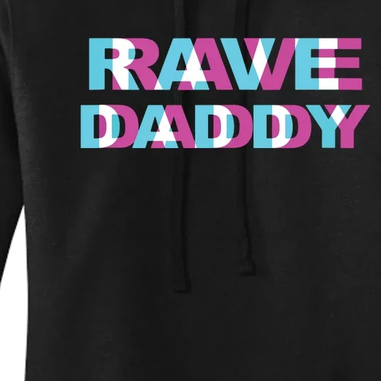 Rave Daddy Edm Music Festival Father Optical Illusion Trippy Tank Top Women's Pullover Hoodie