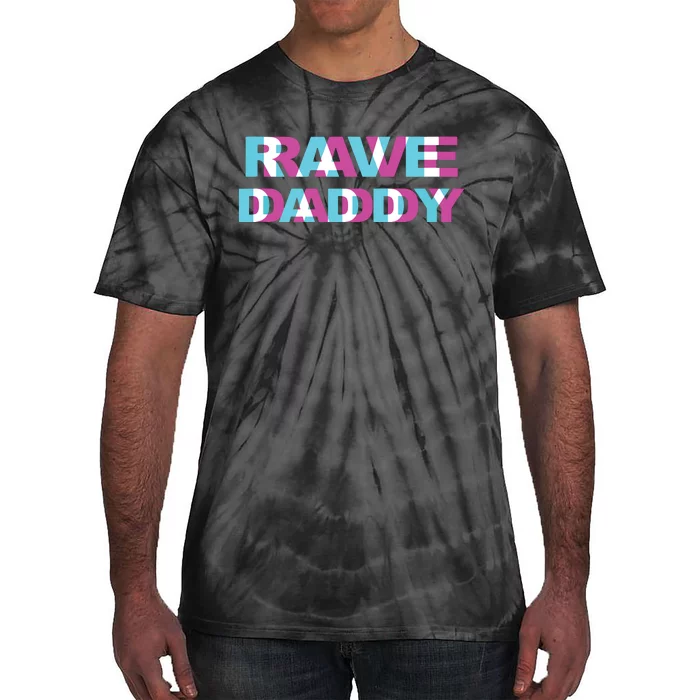 Rave Daddy Edm Music Festival Father Optical Illusion Trippy Tank Top Tie-Dye T-Shirt