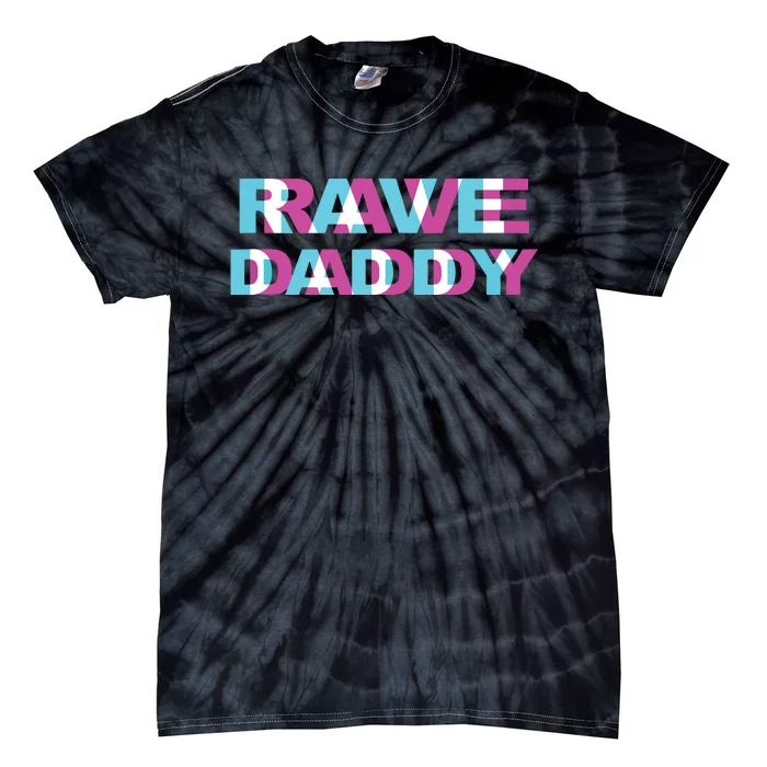 Rave Daddy Edm Music Festival Father Optical Illusion Trippy Tank Top Tie-Dye T-Shirt