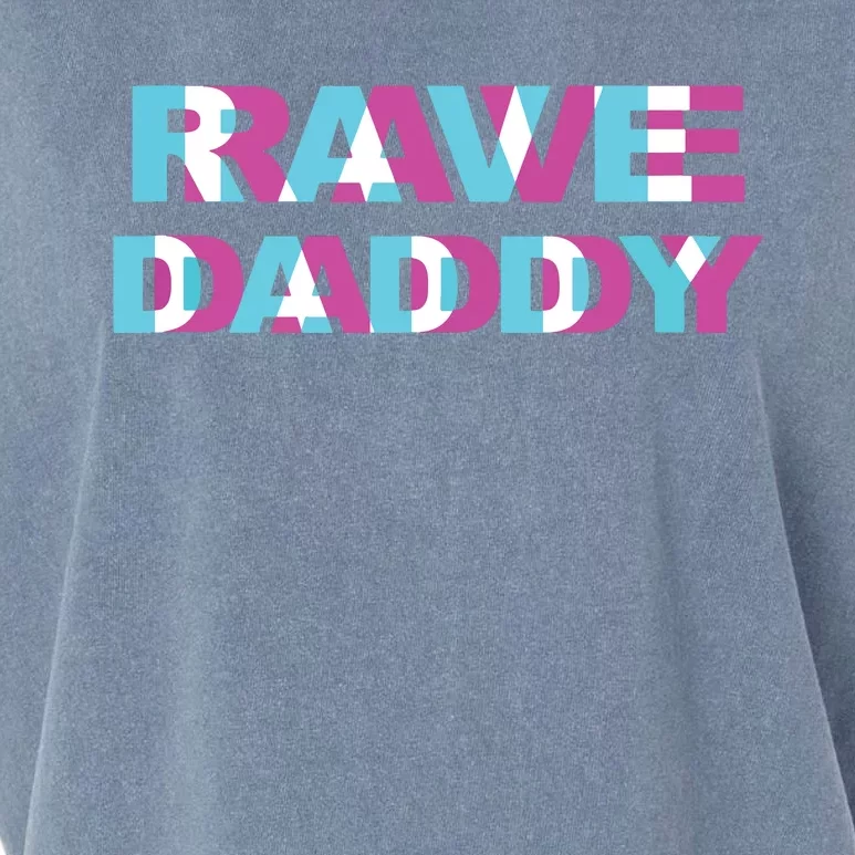 Rave Daddy Edm Music Festival Father Optical Illusion Trippy Tank Top Garment-Dyed Women's Muscle Tee