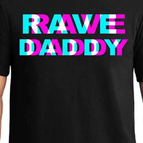 Rave Daddy Edm Music Festival Father Optical Illusion Trippy Pajama Set