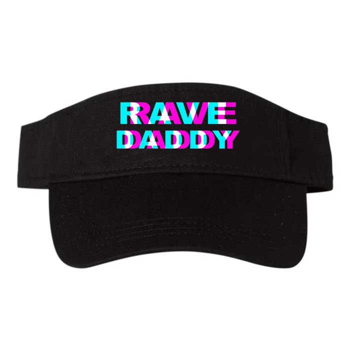 Rave Daddy Edm Music Festival Father Optical Illusion Trippy Valucap Bio-Washed Visor