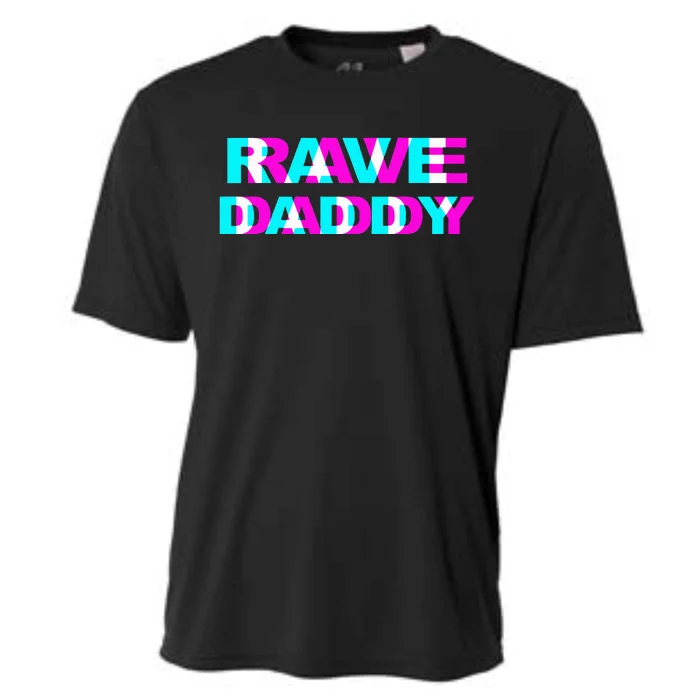 Rave Daddy EDM Music Festival Father Optical Illusion Trippy Cooling Performance Crew T-Shirt