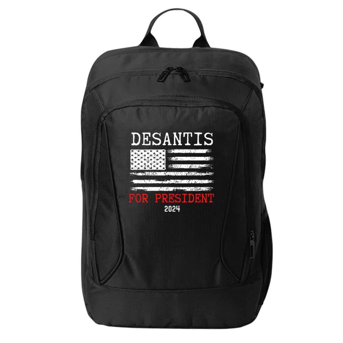 Ron Desantis For President 2024 City Backpack