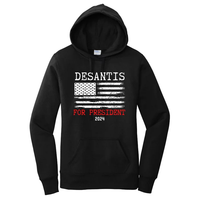 Ron Desantis For President 2024 Women's Pullover Hoodie