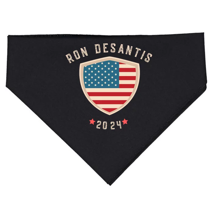 Ron Desantis For President 2024 USA-Made Doggie Bandana