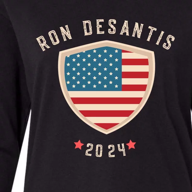 Ron Desantis For President 2024 Womens Cotton Relaxed Long Sleeve T-Shirt