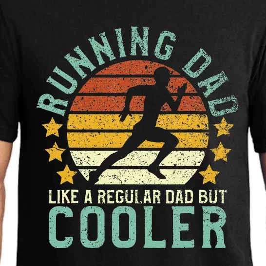 Running Dad Funny Marathon Runner Fathers Day Gift Pajama Set