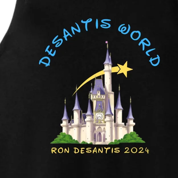 Ron Desantis For President 2024 Ladies Tri-Blend Wicking Tank