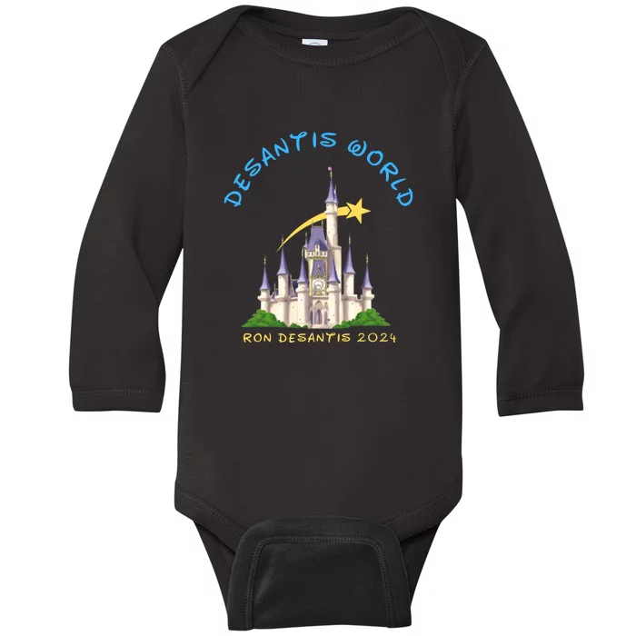 Ron Desantis For President 2024 Baby Long Sleeve Bodysuit