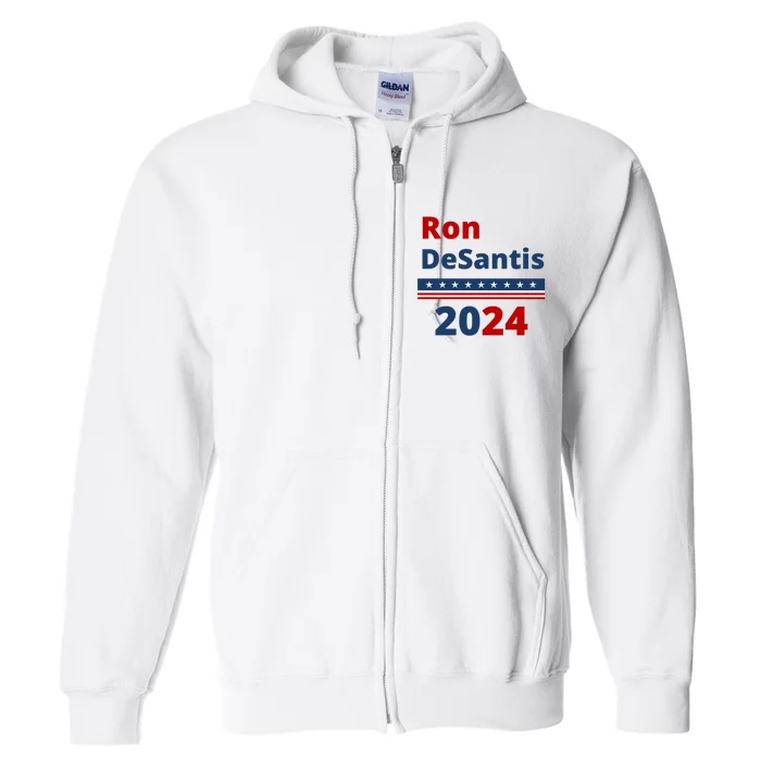 Ron DeSantis for President 2024 Presidential Election Full Zip Hoodie