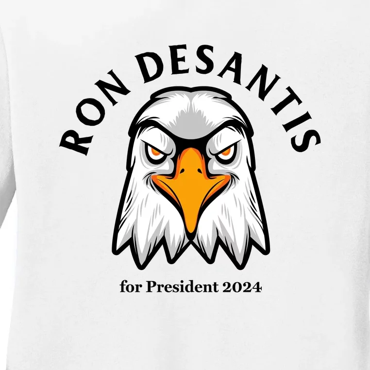 Ron Desantis For President 2024 Ladies Long Sleeve Shirt