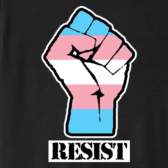 Resist Demigirl Fist Flag ChromaSoft Performance T-Shirt