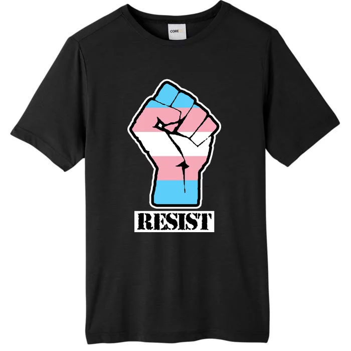 Resist Demigirl Fist Flag ChromaSoft Performance T-Shirt