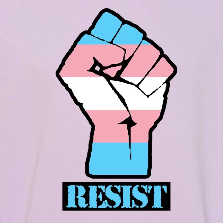 Resist Demigirl Fist Flag Garment-Dyed Sweatshirt