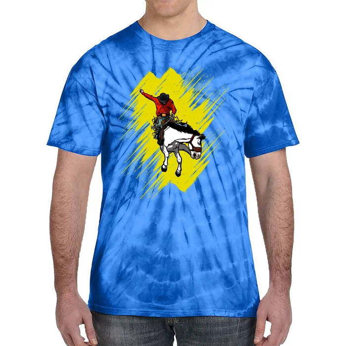 Rodeo Dance For Cow And Horse Riding Lovers Cool Gift Tie-Dye T-Shirt