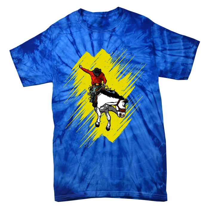 Rodeo Dance For Cow And Horse Riding Lovers Cool Gift Tie-Dye T-Shirt