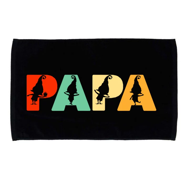 Retro Dad Funny Papa Father's Day Gift Microfiber Hand Towel