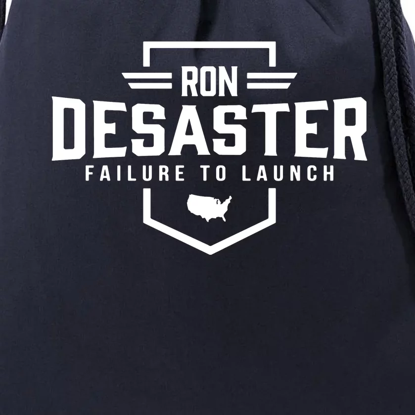 Ron DeSaster Failure To Launch Ron DeSantis For President 2024 Drawstring Bag