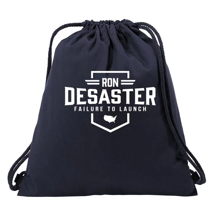 Ron DeSaster Failure To Launch Ron DeSantis For President 2024 Drawstring Bag